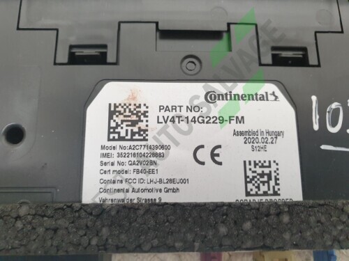 2023 FORD KUGA BLUETOOTH TRANSCEIVER MODULE ECU