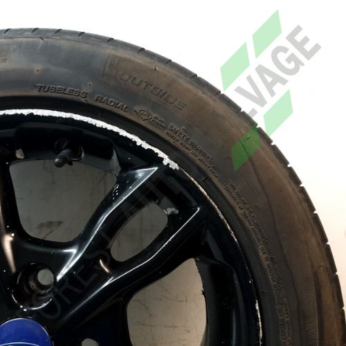 2015 FORD FIESTA ALLOY WHEEL WITH TYRE 195 55 15