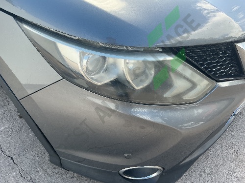 2014 NISSAN QASHQAI HEADLIGHT RIGHT OFFSIDE