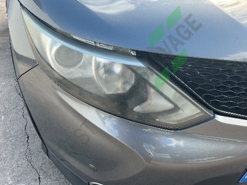 2014 NISSAN QASHQAI HEADLIGHT RIGHT OFFSIDE