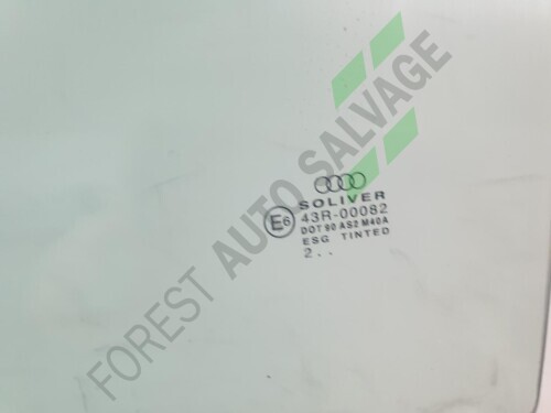 2003 AUDI A4 FRONT DOOR WINDOW GLASS LEFT NEARSIDE 2 DOOR